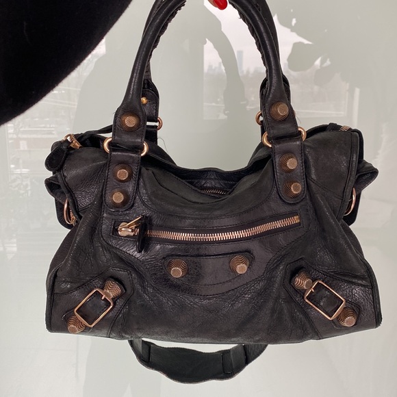 Balenciaga classic city bag. Rose gold hardware. - Picture 3 of 5